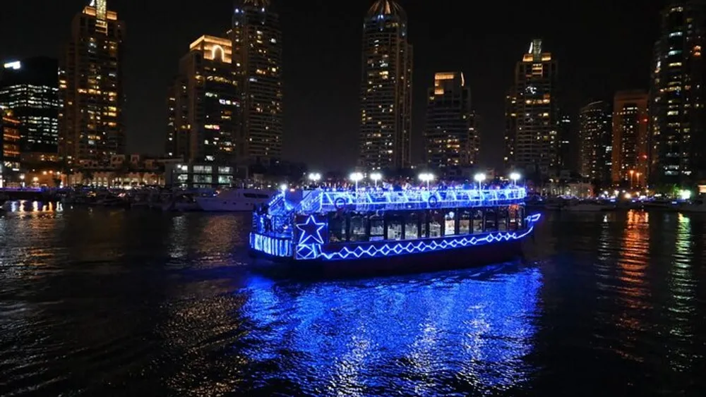 Dubai Marina Unique Dhow Cruise with Buffet Dinner