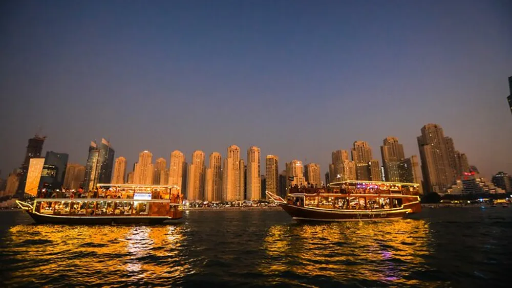 Dubai Marina Dhow Cruise with Dinner, Hotel Pickup & Drop-off