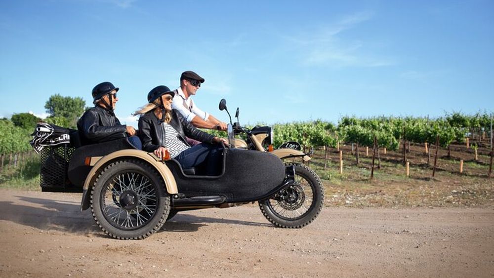 Private Sidecar Winery Tour through Napa Valley