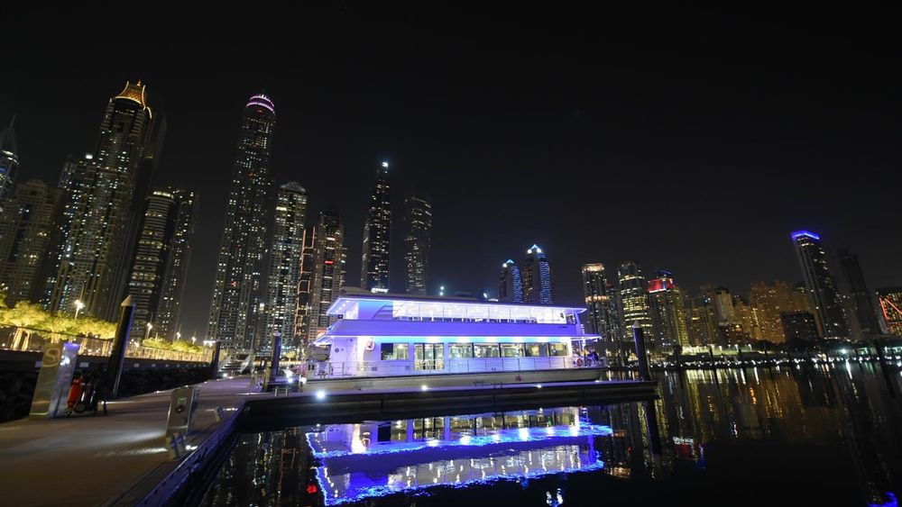 Dubai: Catamaran Dinner Cruise in Dubai Marina