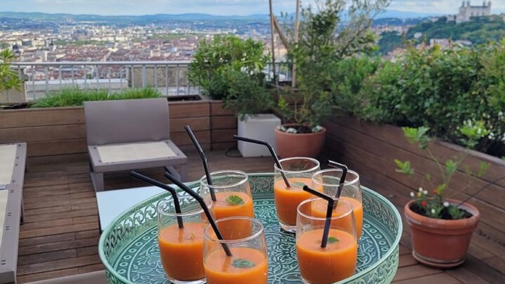 5 Course Rooftop Dinner with Spectacular View of Lyon