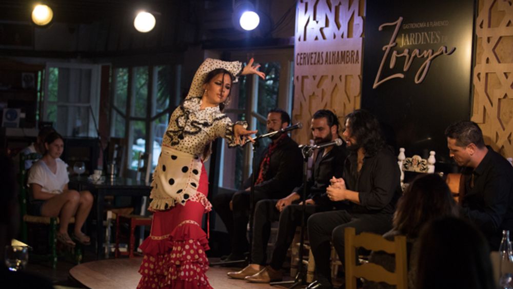 Flamenco Show with Dinner at Jardines de Zoraya