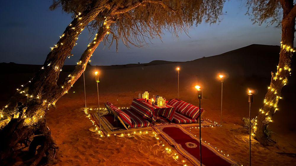 From Dubai: Dine Under the Stars in the Desert