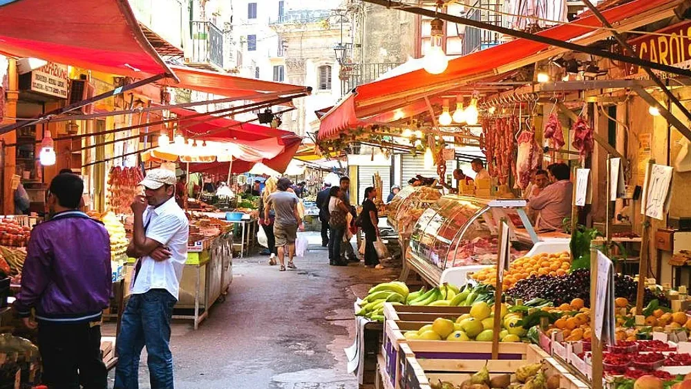 From Castellammare Del Golfo: Food Market and Lunch in Palermo