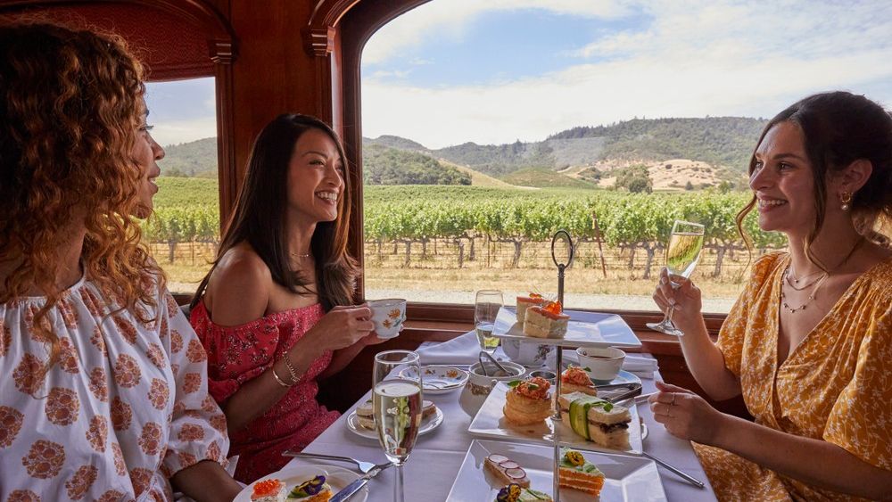 From Napa: Wine Train Afternoon Tea and Chandon