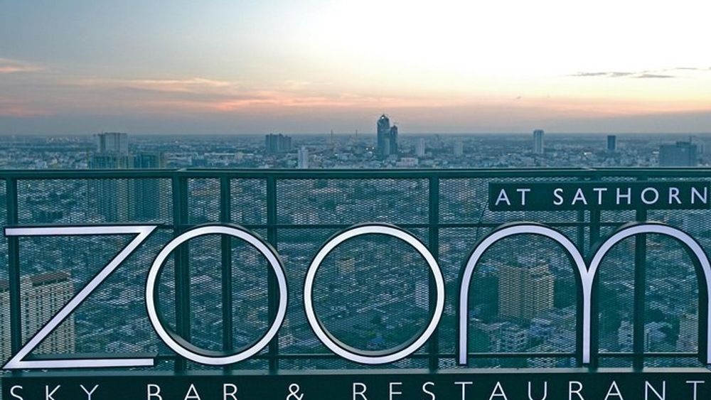 Zoom Rooftop Skybar Dining At Anantara Sathorn