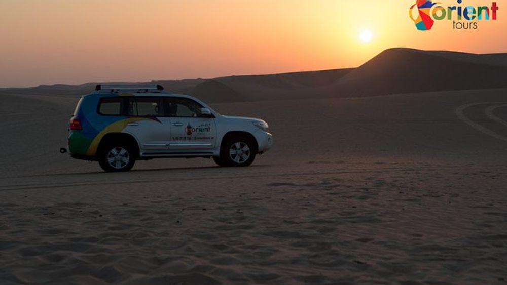 Dubai: Private Tour - Sunset Desert Drive with Wildlife Experience (and BBQ Dinner)