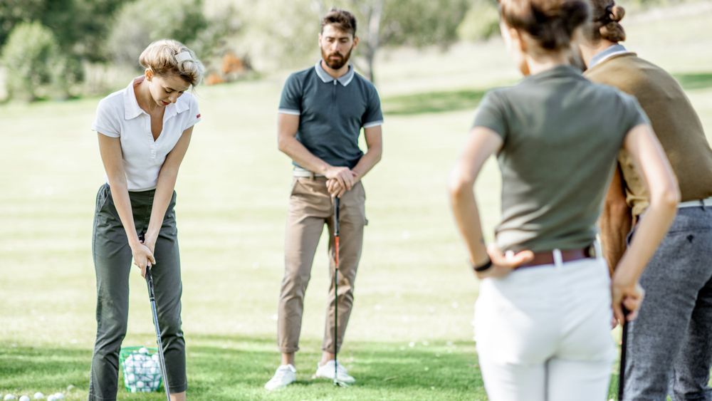 From Lyon: Corporate Team Building - Golf Day in the Beaujolais Wine Region