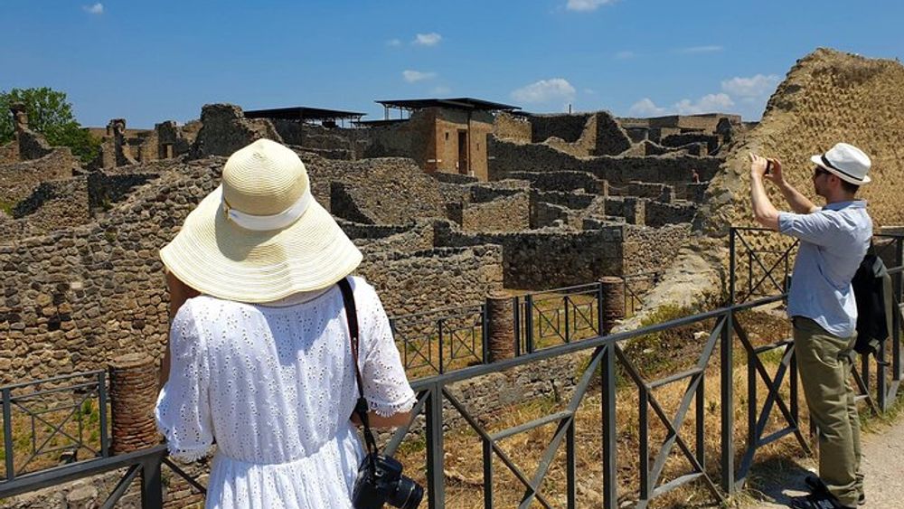 Full-Day Pompeii and Vesuvius Tour with Wine Tasting and Lunch