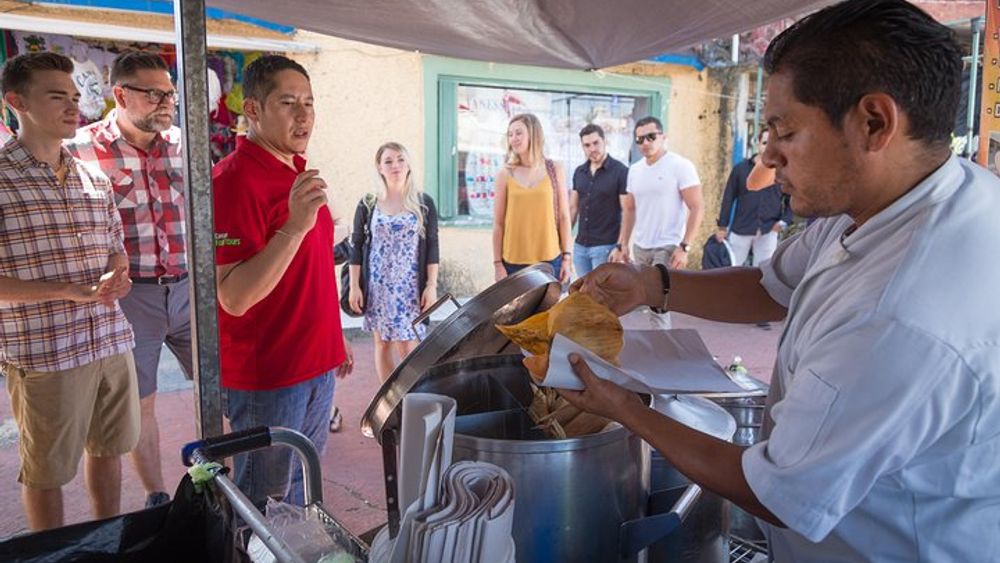 Cancun Street Food Tour with Food Stalls, Local Market and Murals