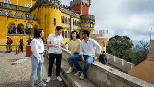 Sintra with Pena Palace and Winery Experience from Lisbon Cover Image