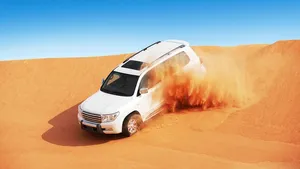 Dubai 4x4 Desert Tour, Camel Ride, Dubai Creek Dinner Cruise Cover Image