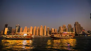 Dubai Marina Dhow Cruise with Dinner, Hotel Pickup & Drop-off Cover Image