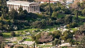 Athens: Private Walking Tour Ancient Agora-Athens Central Market & Food Tour Cover Image